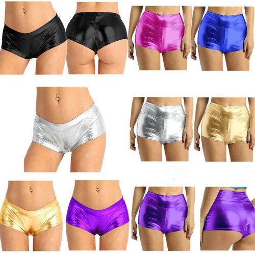 Damen sexy hotpants wetlook - hotpants,
