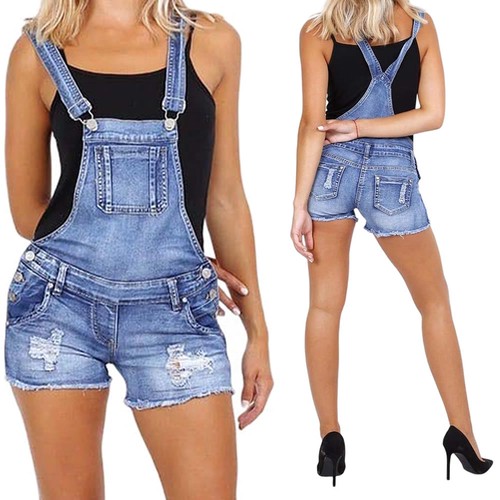 Damen hot pants latzjeans - hot,