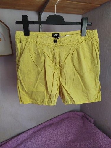 Kurze hose shorts gelb m - kurze,